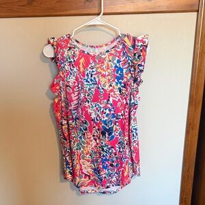 Colorful Floral Women's Top